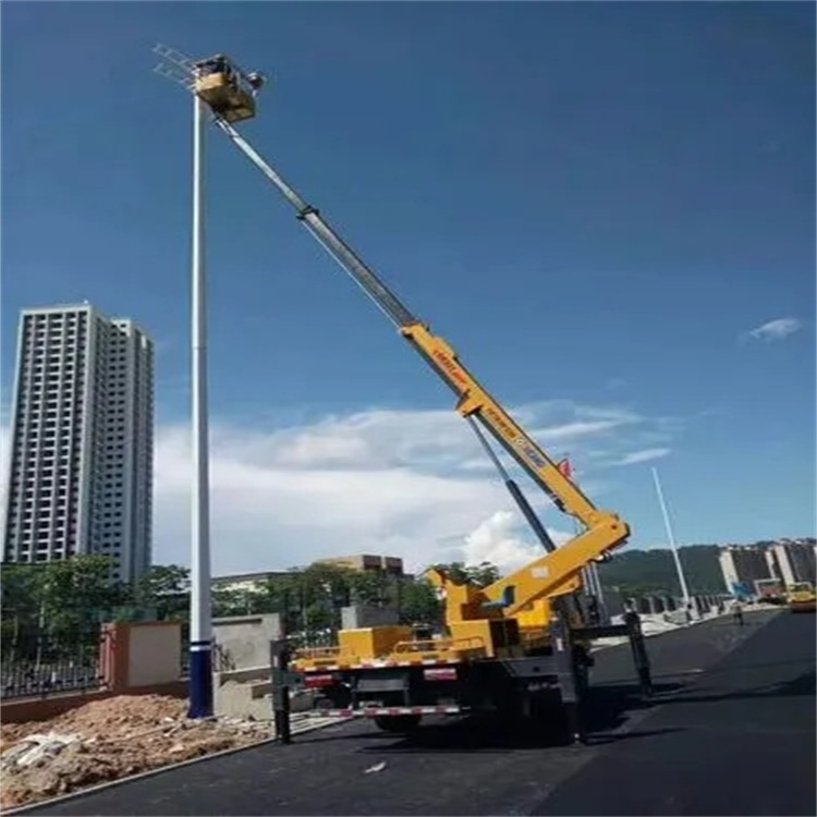 迁安维修路灯的曲臂升降车出租