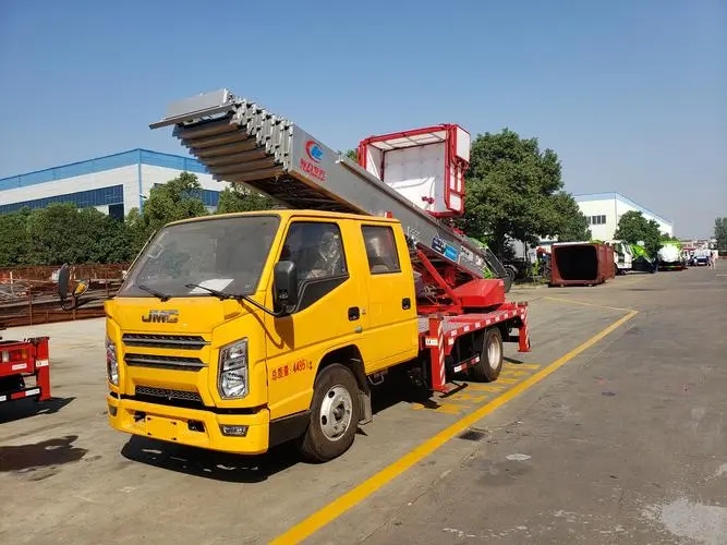 迁安附近云梯车出租 砂石搬运